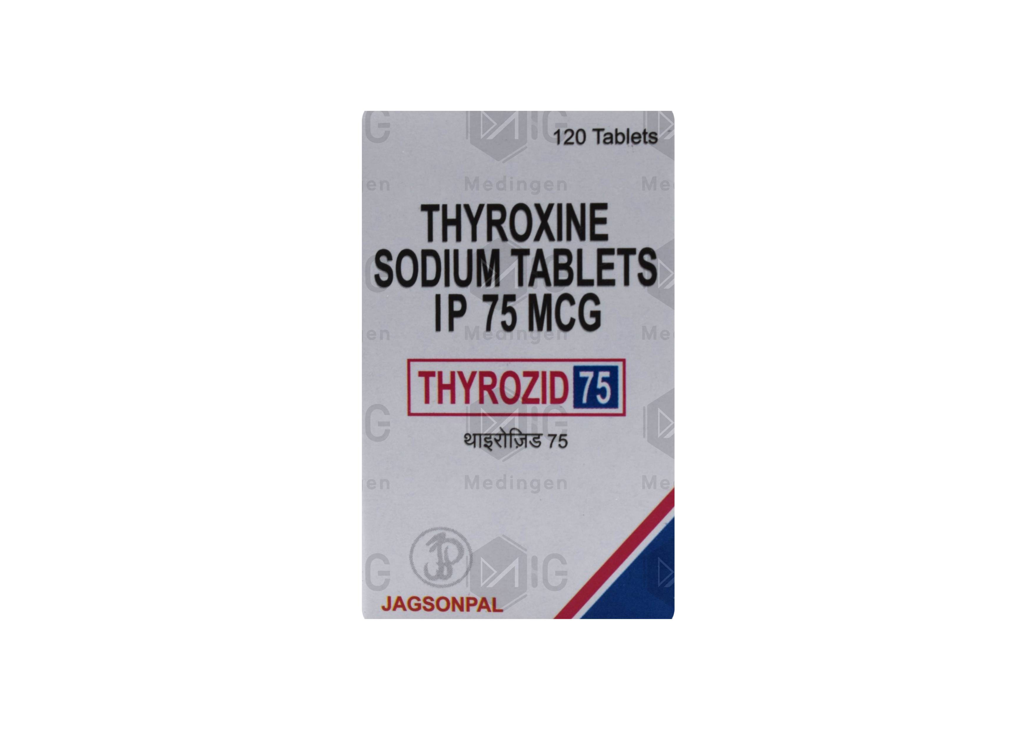 THYROZID 75MCG